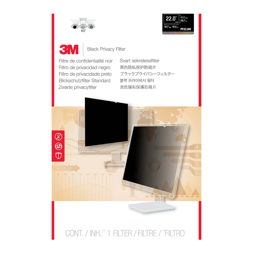 3M Privacy Filter for 22" Widescreen Monitor 16:10 — Being Shipped