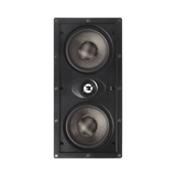 Denon DN-205W 5.25" Two-Way Dual-Woofer In-Wall Rectangular Speaker (White) — Being Shipped