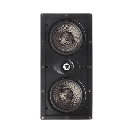 Denon DN-205W 5.25" Two-Way Dual-Woofer In-Wall Rectangular Speaker (White) — Being Shipped