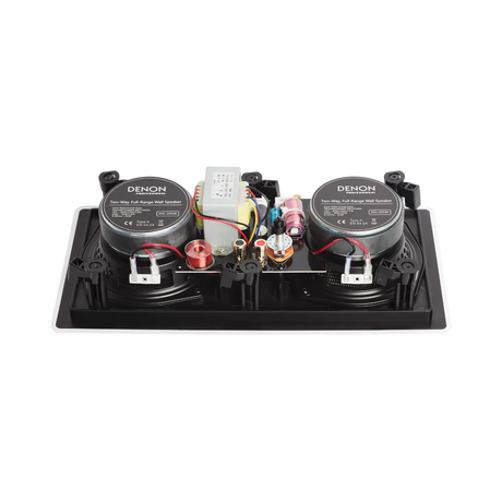 Denon DN-205W 5.25" Two-Way Dual-Woofer In-Wall Rectangular Speaker (White) — Being Shipped