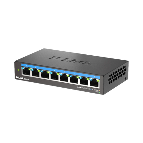 D-Link 8-Port 2.5Gbps Multi-Gigabit Unmanaged Switch — Being Shipped