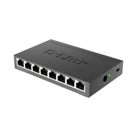 D-Link Metal Case 8-Port Gigabit Ethernet Desktop Switch — Being Shipped