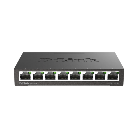 D-Link Metal Case 8-Port Gigabit Ethernet Desktop Switch — Being Shipped