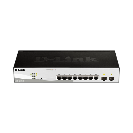D-Link 10-Port Gigabit Smart Managed Switch 1U (Black/Grey) — Being Shipped