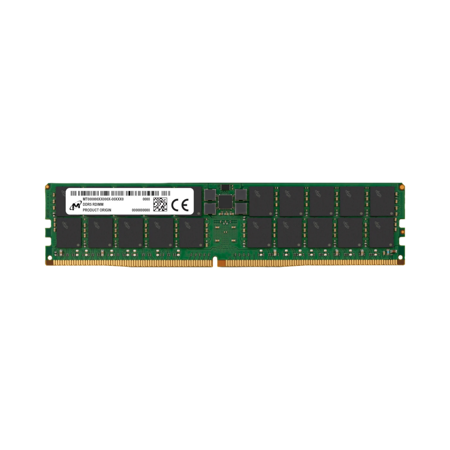Micron 96GB DDR5-4800 RDIMM Dual Rank CL40 Memory Module — Being Shipped