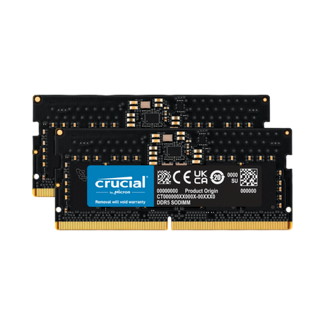Crucial 16GB DDR5 5600 MHz SO-DIMM Laptop Memory Kit (2 x 8GB) — Being Shipped