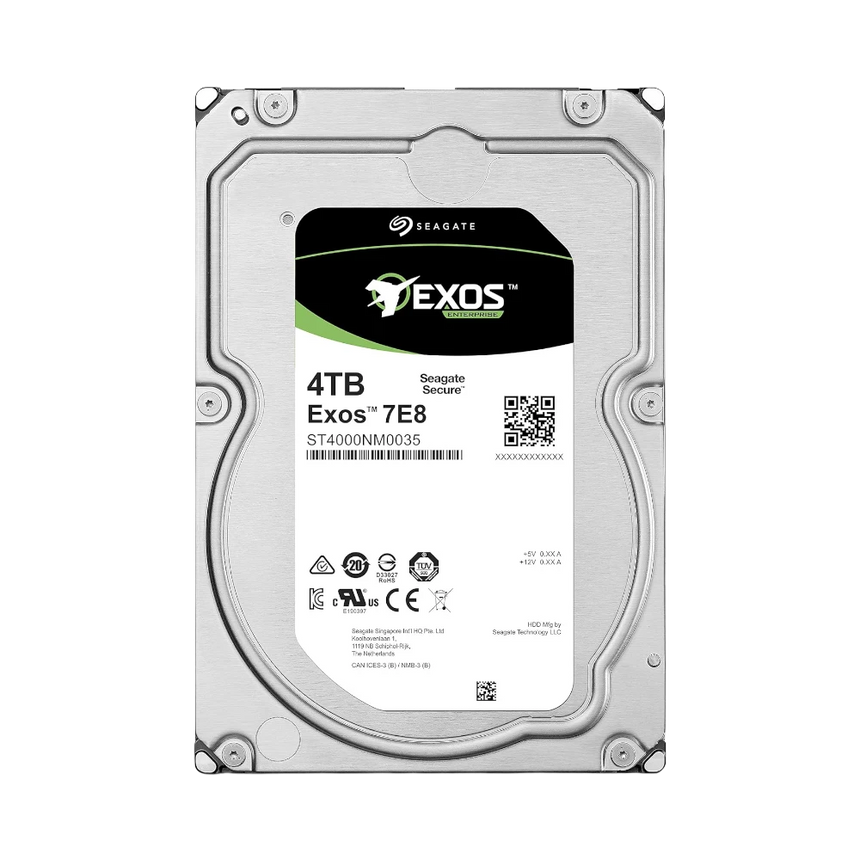 Seagate Exos 7E8 4TB 3.5" 7200RPM 128MB SATA Enterprise HDD — Being Shipped