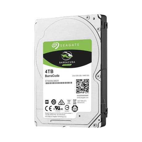 Seagate BarraCuda 4TB 2.5" SATA 5400 RPM Internal HDD — Being Shipped