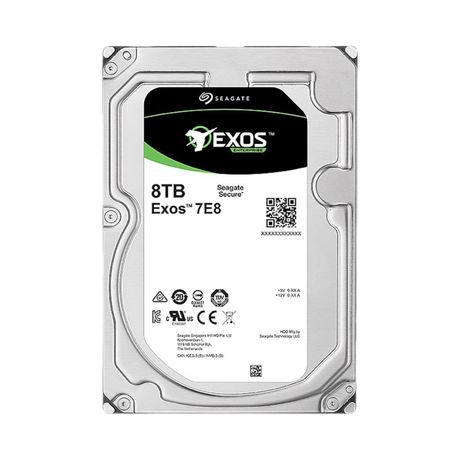 Seagate Exos 7E8 Enterprise 8TB 3.5" SATA III 7200 RPM HDD — Being Shipped