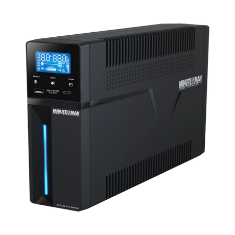 Minuteman UPS 1000VA/600W 10-Outlet Line-interactive Mini Tower UPS — Being Shipped