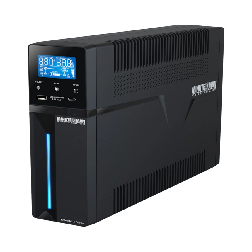 Minuteman UPS 1000VA/600W 10-Outlet Line-interactive Mini Tower UPS — Being Shipped