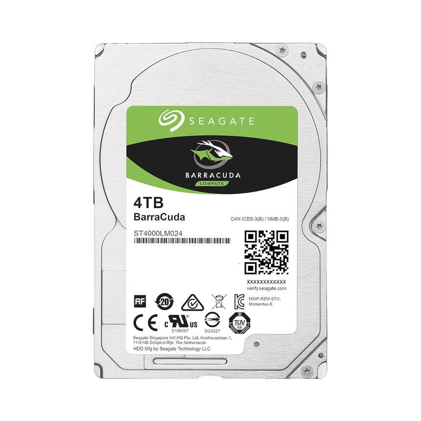 Seagate BarraCuda 4TB 2.5" SATA 5400 RPM Internal HDD — Being Shipped