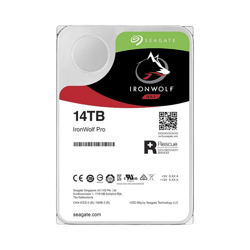 Seagate IronWolf Pro 14TB 3.5" 7200RPM SATA NAS Internal HDD — Being Shipped