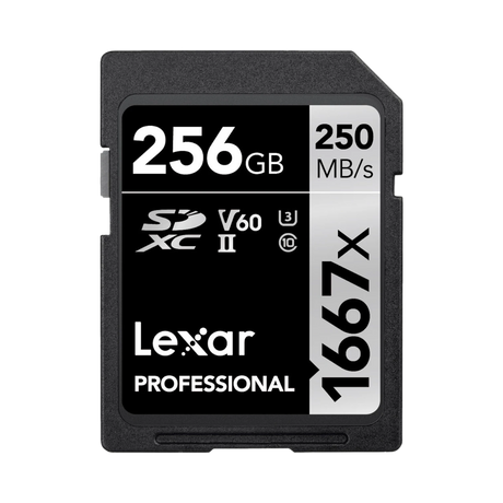 Lexar Professional 1667x UHS-II SDXC 256GB Memory Card — Being Shipped