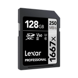 Lexar Professional 1667x 128GB UHS-II SDXC 250MB/s Memory Card — Being Shipped