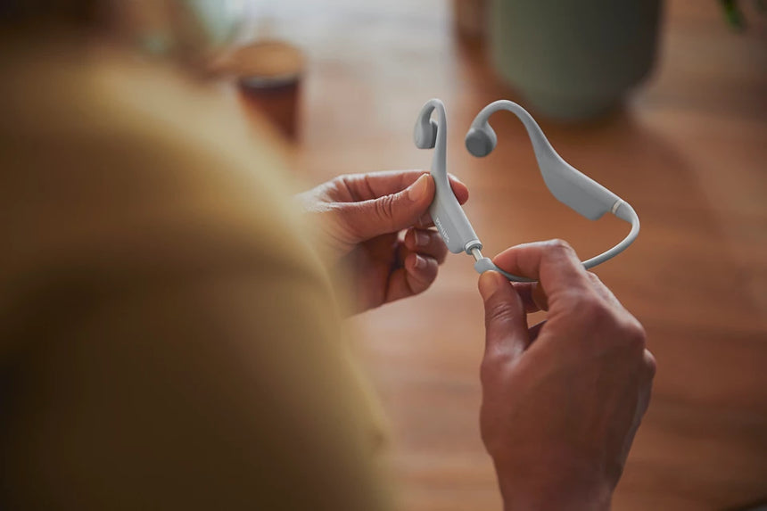 Philips Kids Open-Ear Bluetooth Bone Conduction Headphones (Gray) — Being Shipped