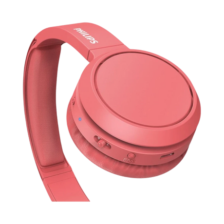 Philips BASS Boost On-Ear Wireless Headphones (Red) — Being Shipped