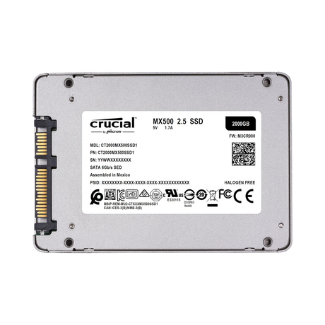 Crucial MX500 2TB 3D NAND SATA 2.5" Internal SSD — Being Shipped