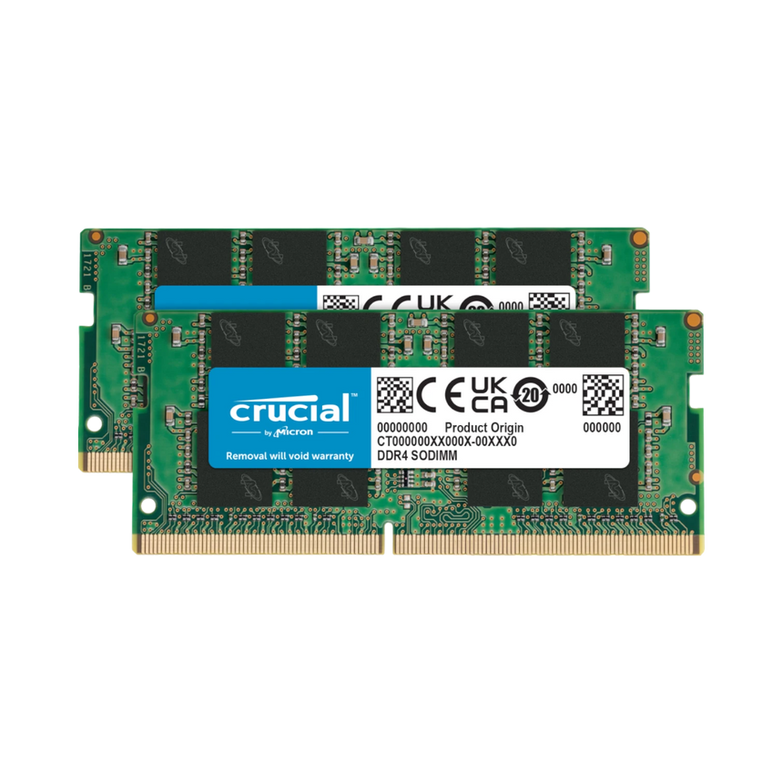 Crucial 32GB DDR4 2666 MHz SODIMM Laptop Memory Kit (2 x 16GB) — Being Shipped