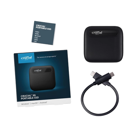 Crucial X6 1TB Portable SSD USB-C Up to 800MB/s Speed — Being Shipped