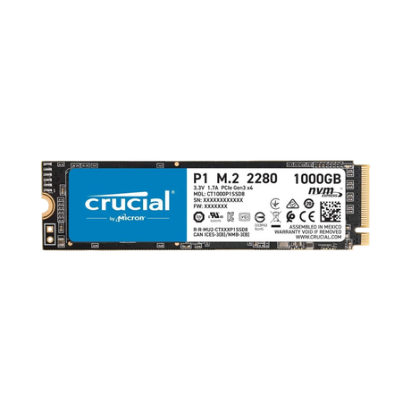 Crucial P1 1TB 2000MB/s NVMe M.2 Internal SSD — Being Shipped