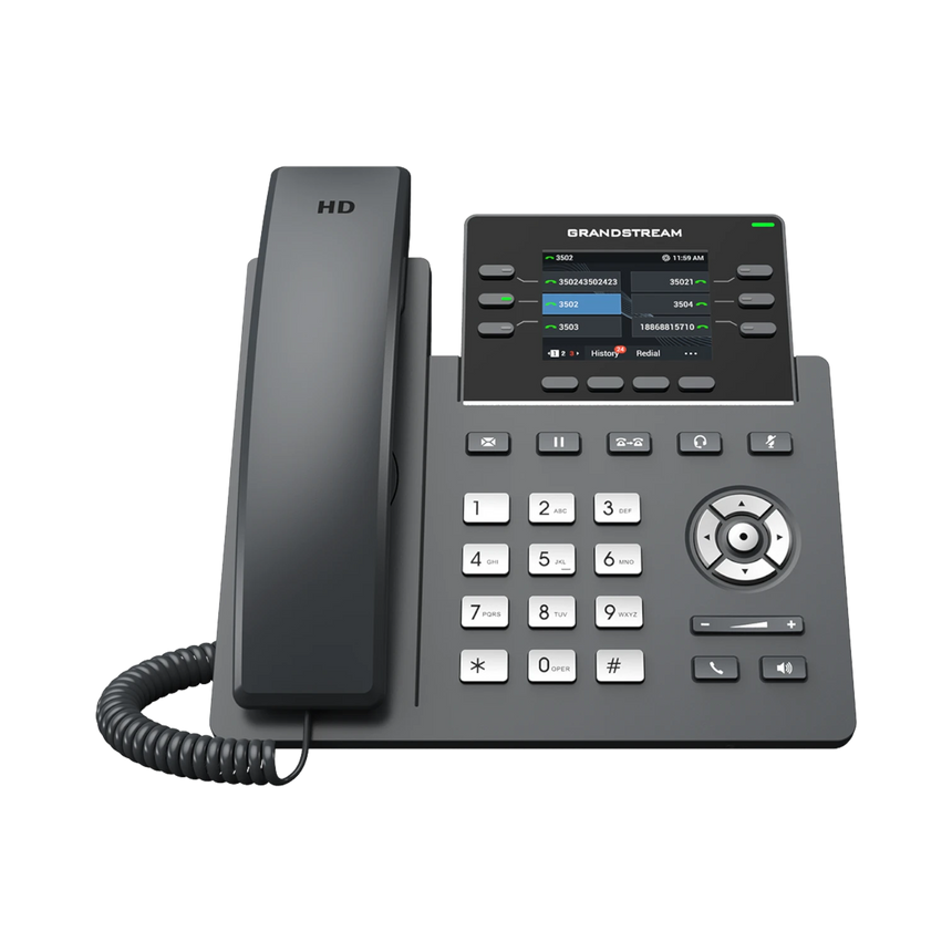 Grandstream GRP2613 Carrier-Grade 6 Lines PoE IP Phone — Being Shipped