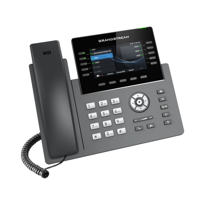 Grandstream 10-Line Carrier-Grade IP Phone with Wi-Fi & Bluetooth — Being Shipped