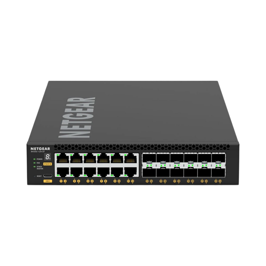 NETGEAR M4350-12X12F 24-Port 10G RJ45 / SFP+ Managed AV Network Switch — Being Shipped