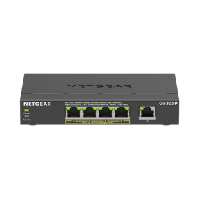 NETGEAR GS305P 5-Port Gigabit PoE+ Compliant Unmanaged Network Switch — Being Shipped