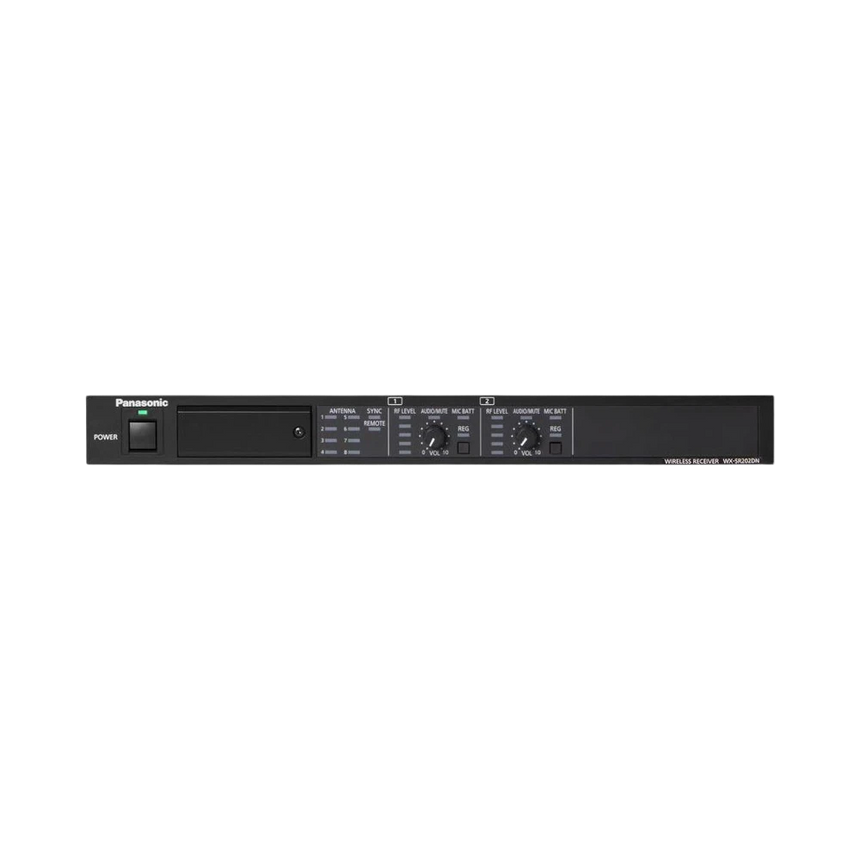 Panasonic WX-SR204 Dante-Enabled 4-Channel Rackmount Digital Wireless Receiver — Being Shipped