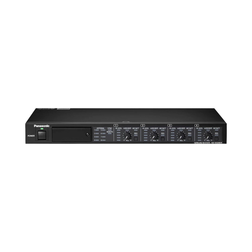 Panasonic WX-SR204 Dante-Enabled 4-Channel Rackmount Digital Wireless Receiver — Being Shipped