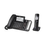 Panasonic Link2Cell KX-TG9581B 2-Line DECT 6.0 Corded Phone with Cordless Handset — Being Shipped