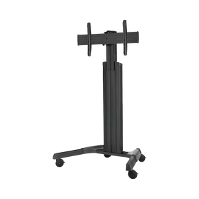 Chief LPAU Series Large Fusion Manual Height Adjustable Mobile AV Cart (Black) — Being Shipped