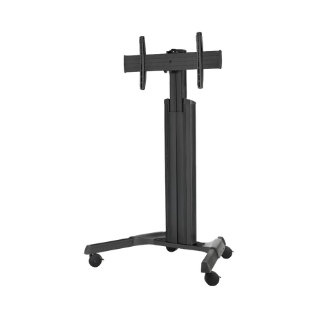 Chief LPAU Series Large Fusion Manual Height Adjustable Mobile AV Cart (Black) — Being Shipped