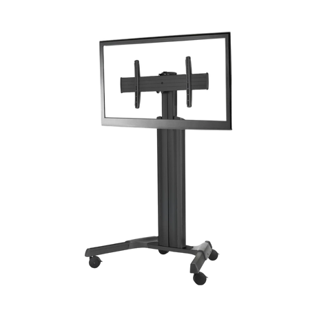 Chief LPAU Series Large Fusion Manual Height Adjustable Mobile AV Cart (Black) — Being Shipped