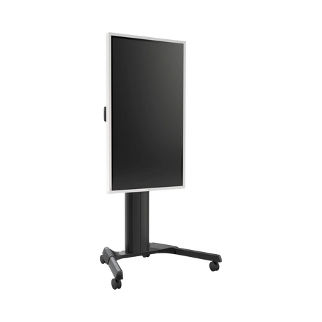 Chief LPAU Series Large Fusion Manual Height Adjustable Mobile AV Cart (Black) — Being Shipped