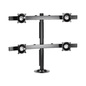 Chief KTG445B Widescreen Quad Monitor Grommet Mount (Black) — Being Shipped