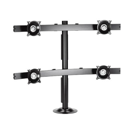 Chief KTG445B Widescreen Quad Monitor Grommet Mount (Black) — Being Shipped