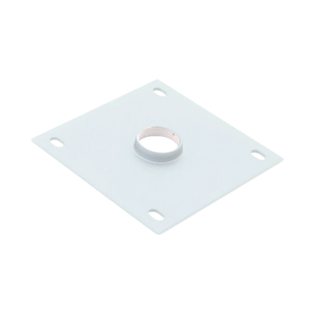 Chief 8 x 8" Ceiling Plate with 1.5" NPT Fitting (White) — Being Shipped