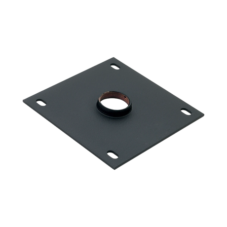 Chief 8 x 8" Ceiling Plate with 1.5" NPT Fitting (Black) — Being Shipped