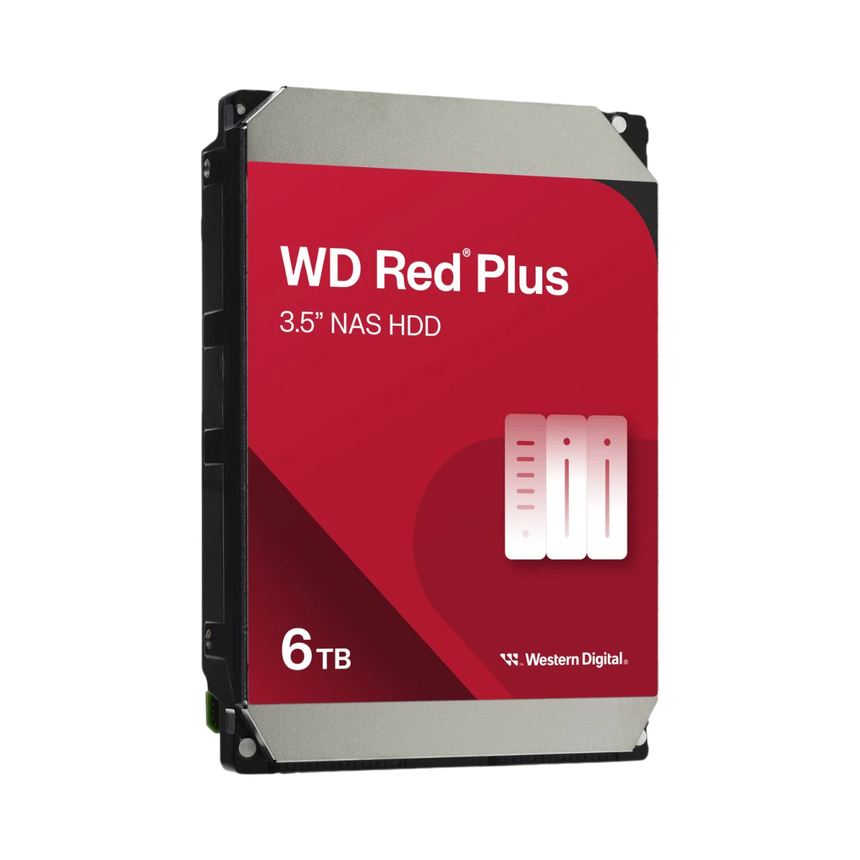 Western Digital Red Plus 6TB 3.5" NAS Internal Hard Disk Drive — Being Shipped