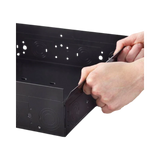 Chief PAC526F-G Large In-Wall Storage Box with Flange (Black, TAA Compliant) — Being Shipped