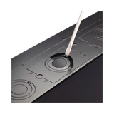 Chief PAC526F-G Large In-Wall Storage Box with Flange (Black, TAA Compliant) — Being Shipped