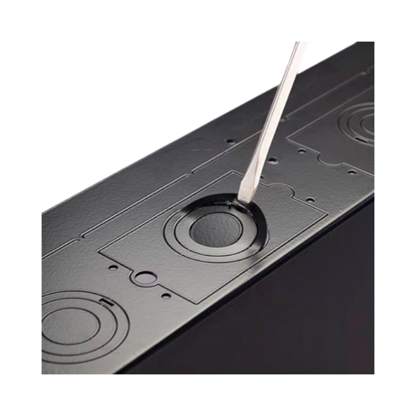 Chief PAC526F-G Large In-Wall Storage Box with Flange (Black, TAA Compliant) — Being Shipped