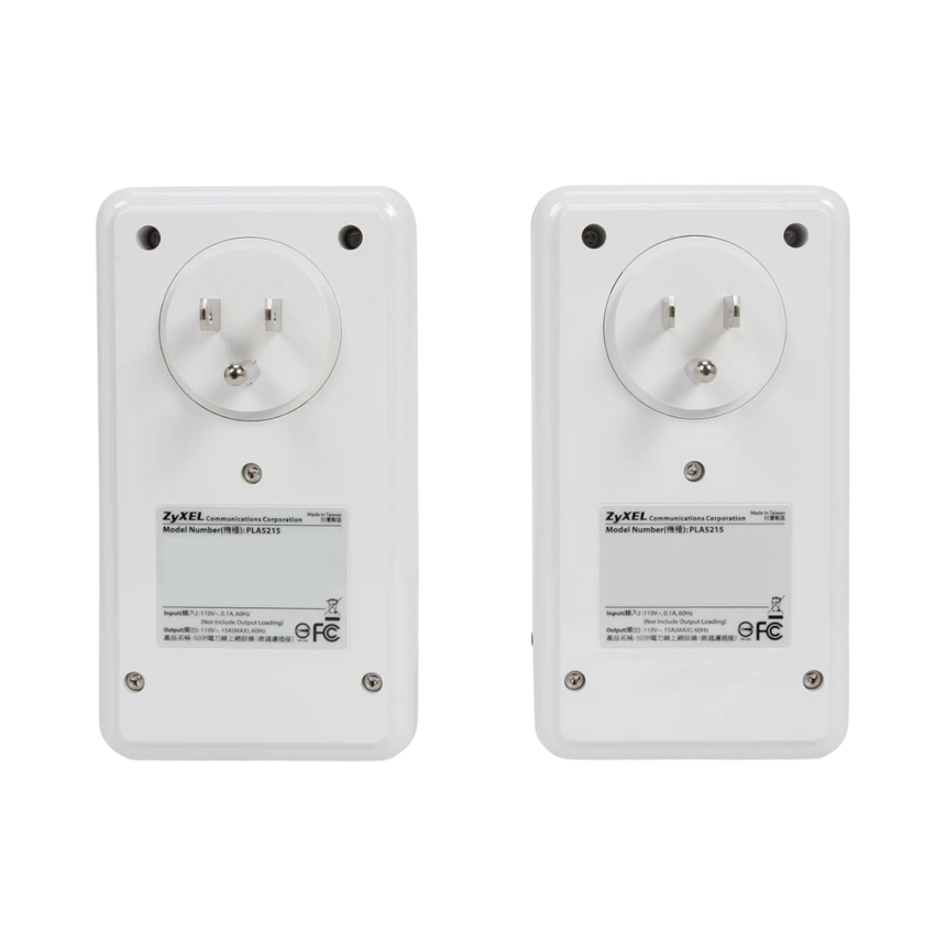 Zyxel 600 Mb/s Wall-Plug GbE Powerline Adapter with AC Pass-Through — Being Shipped
