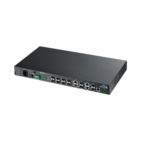 Zyxel 8-port GbE L2 Switch with Four GbE Uplink Ports — Being Shipped