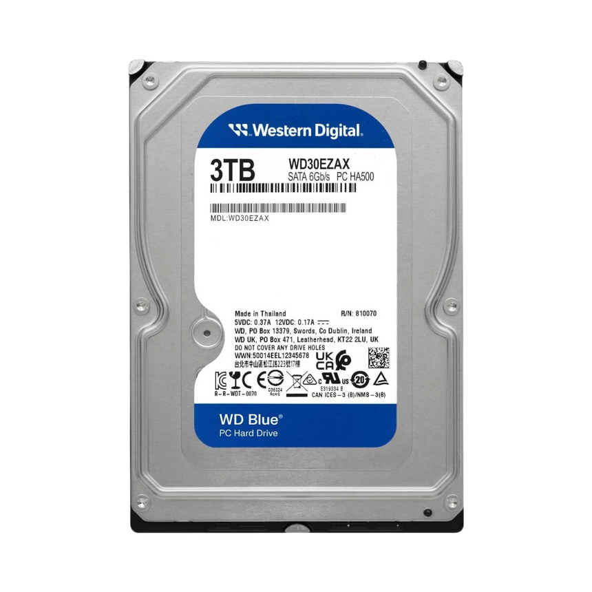 Western Digital Blue 3TB 3.5" SATA III Internal Hard Drive — Being Shipped