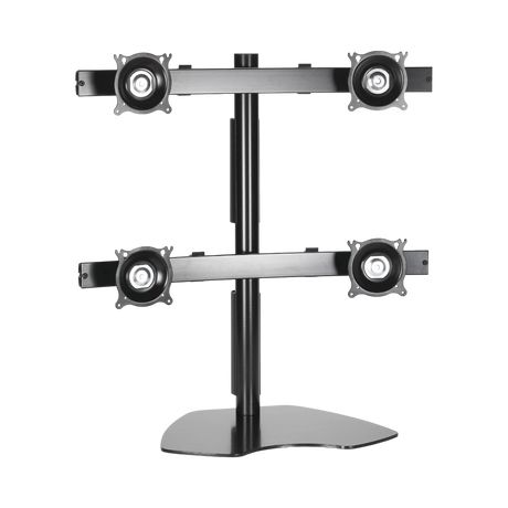 Chief KTP445B Widescreen Quad Monitor Table Stand (Black) — Being Shipped