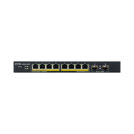 Zyxel 10-Port PoE Managed Switch Gigabit Ethernet Smart with 8x PoE+ — Being Shipped