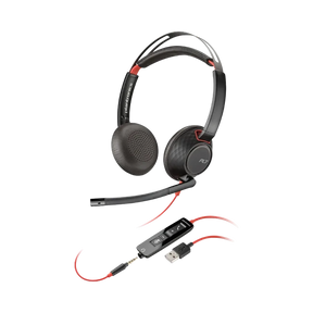 Poly Blackwire 5220 Stereo USB-A Headset with 3.5mm — Being Shipped